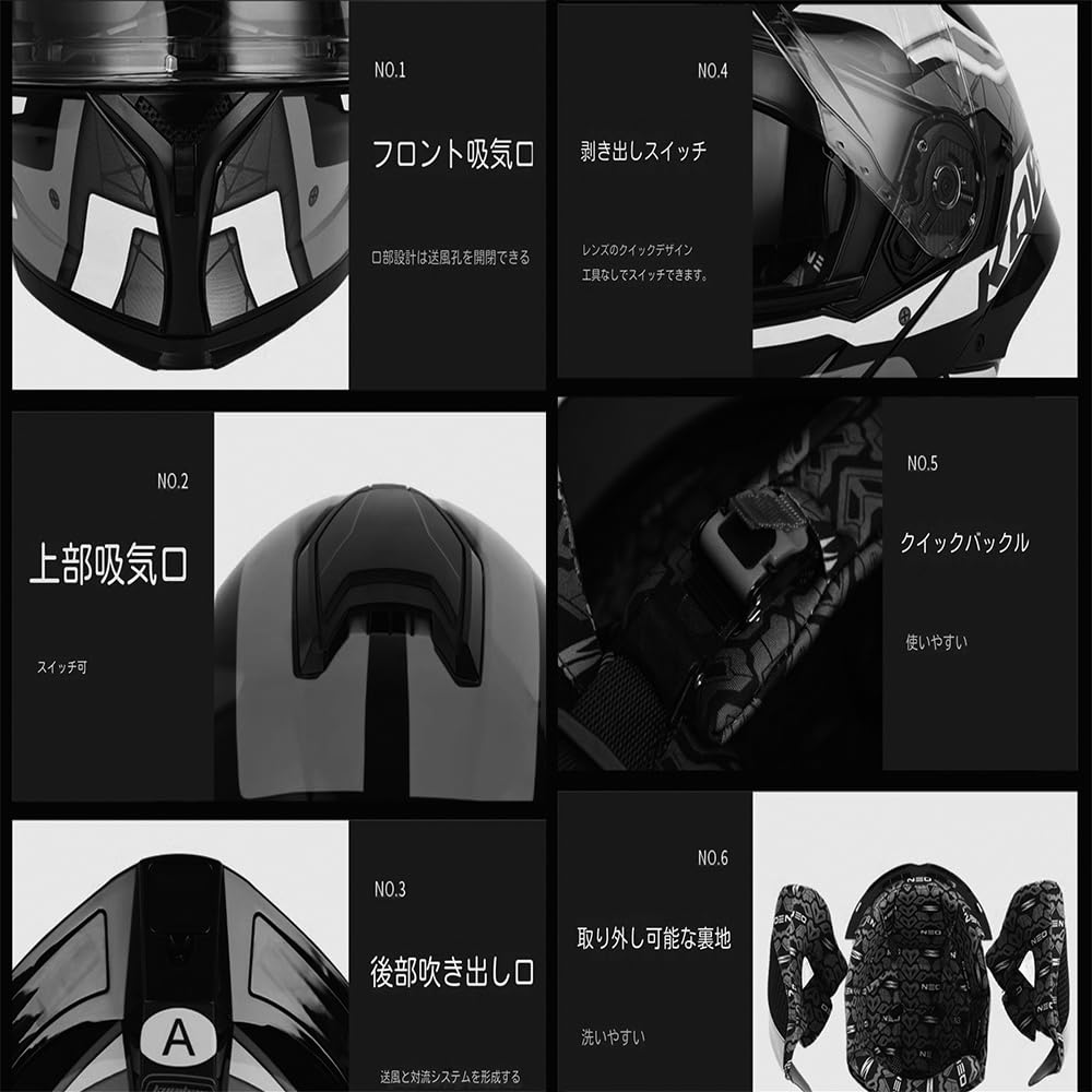 Bluetooth Full Face Helmet, Bike Helmet, System Helmet, Jet Helmet, Rider Equipment, Flip-up, Motorcycle