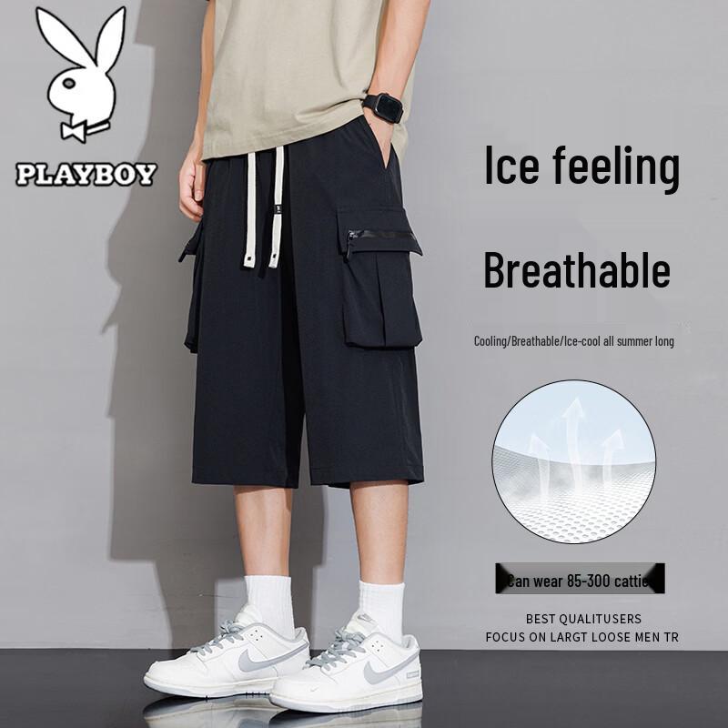 Playboy Men s Summer Breathable Cargo Shorts 6XL