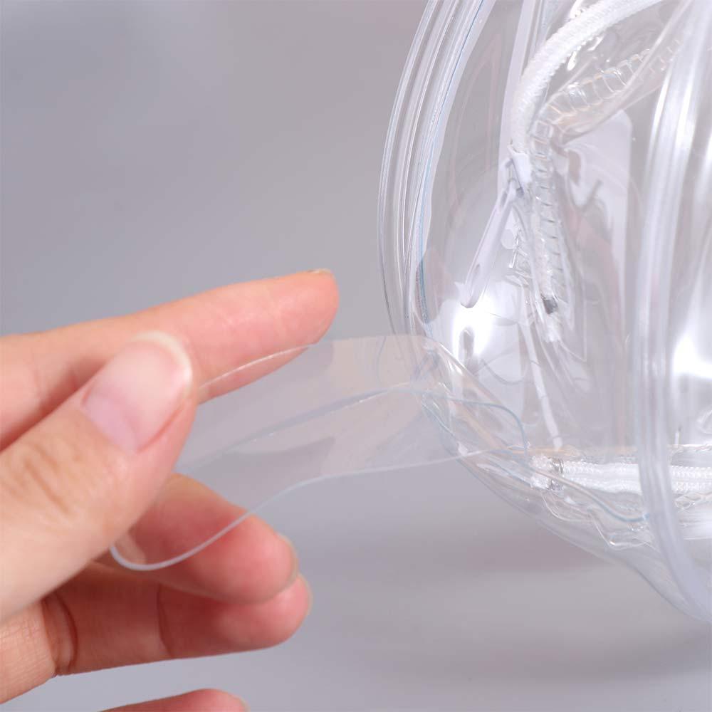 Waterproof Zipper Clear Outdoor Doll Bag Transparent Outdoor Doll Display Bag Plush Doll