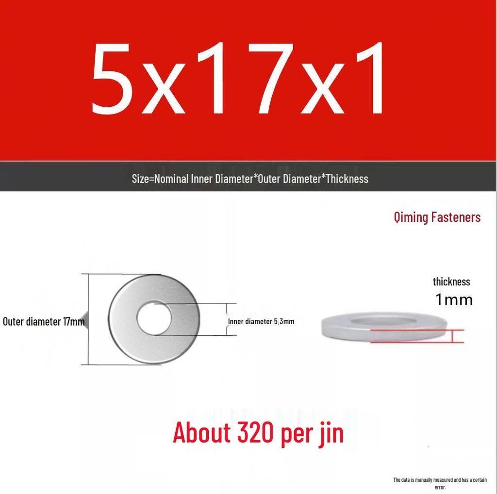 4.8 Grade Galvanized Iron Flat Washer M3-M40 Oversized Metal Screw Gasket Washer