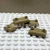 Small Particle Assembly Building Block Accessories, Military Miniature Scene Construction Cover 2X3 Sandbag Sandbag