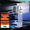Bingman GP-Z ARGB Magnetic Graphics Card Holder - Aluminum Vertical Mount Support for Desktop Cases