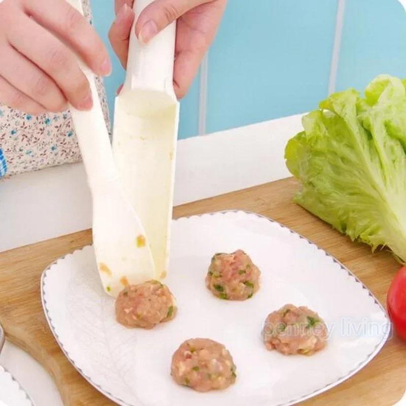 Creative Meatball Maker Portable Food-Grade Ice Cream Scoop for Making Meatbals Rice-meat Dumplings Gadgets Kitchen Accessories