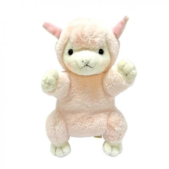 Take Off Hand Puppet Alpaca (Pink)