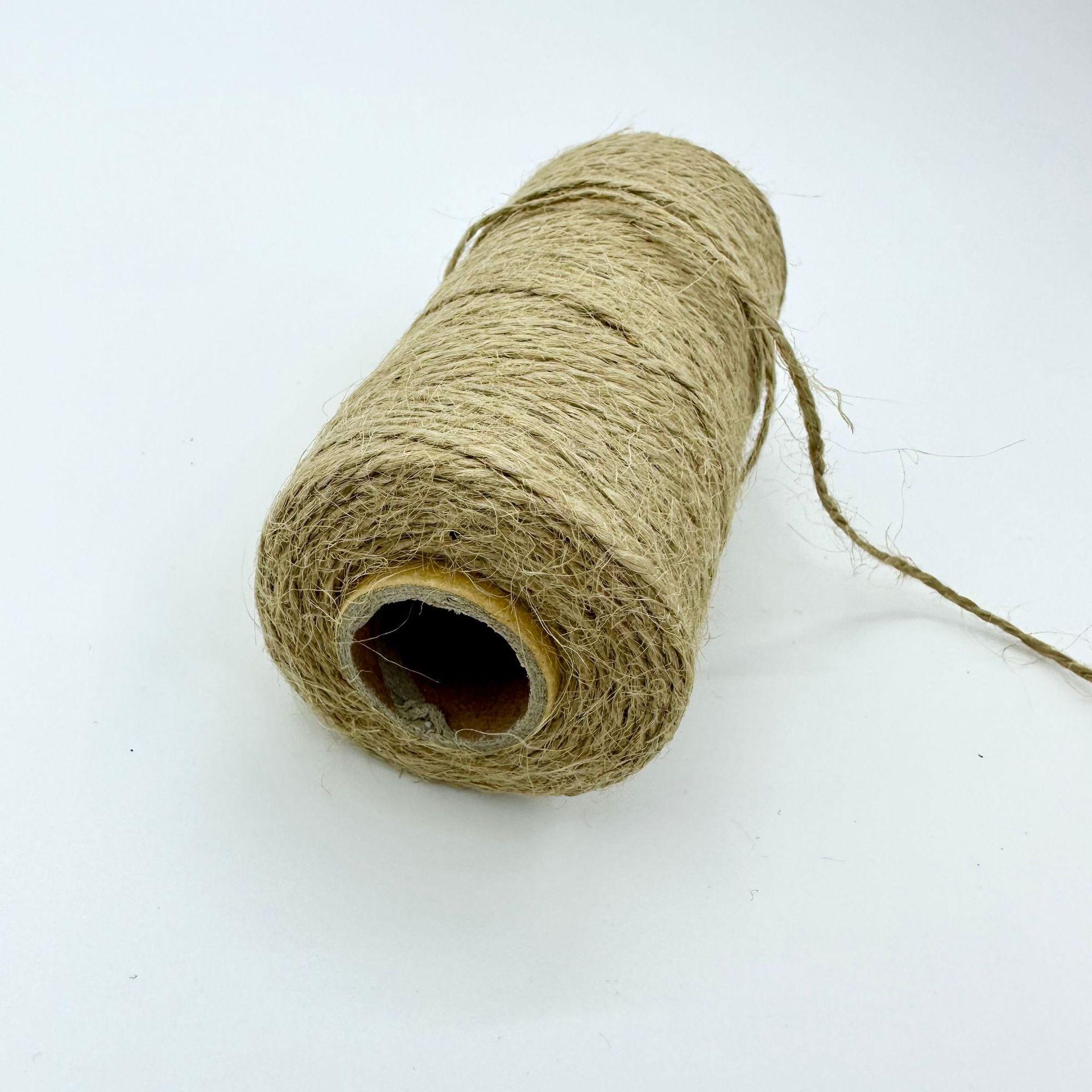 

Пеньковая веревка ручной работы бирка для украшения толщина веревки ретро подарочная коробка упаковка в комплекте перетягивание каната кошка скалодром 2Mm * 100m/roll