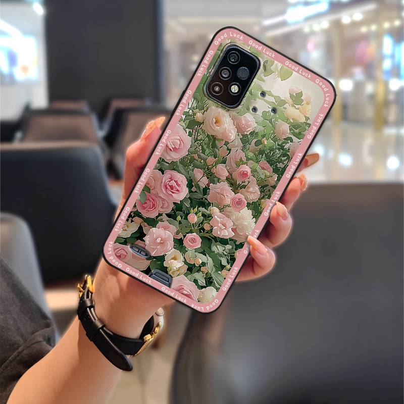 

цветок Пылезащитный чехол для телефона для UMIDIGI Bison GT2/GT2 Pro Задняя крышка Противоударный Модный дизайн Водонепроницаемый Полностью закрывающий ТПУ UMIDIGI Bison GT2/GT2 Pro