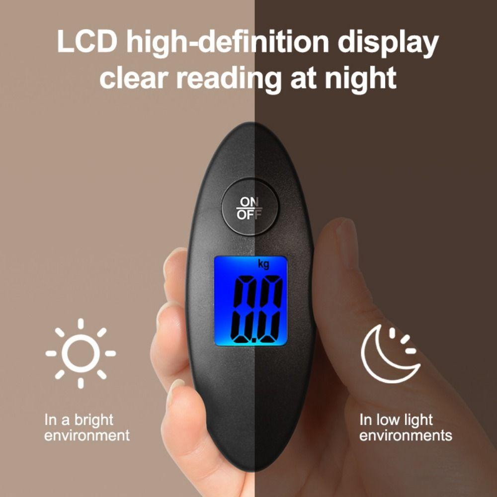 kg/Ib Mini Suitcase Scale Portable Travel Weighing Scale Electronic Luggage Scale  Travel Use