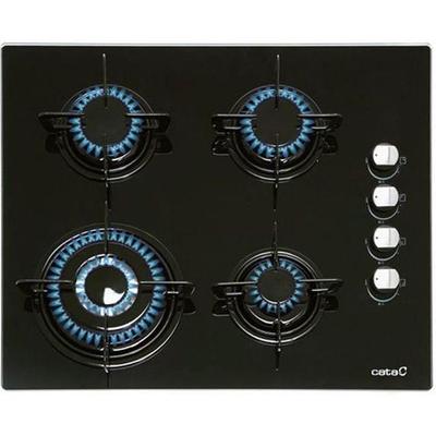 Cata 218725 7500W 60 Cm Black Gas Hob - CATA - Gas Hob - Electric - Right