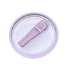Fourth Gen 40oz Leak-Proof Folding Straw Lid - Transparent Plastic Cup Lid