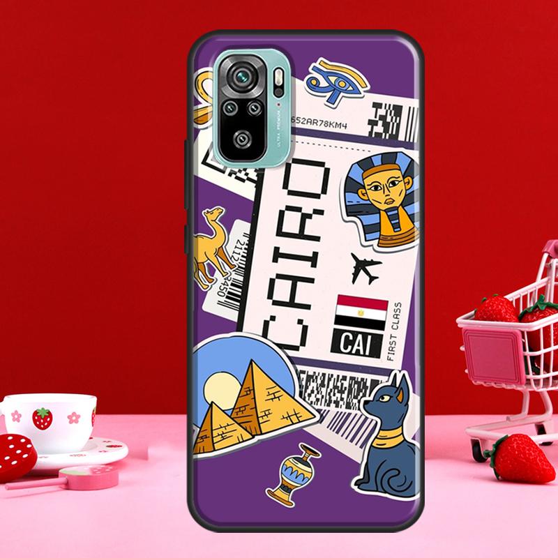 

BOARDING PASS New York Traveltickets Case For Xiaomi Redmi Note 11 Pro Note 10 9 8 Pro 11S 9S 10S Cover For Redmi 10 9 9A 9C 9T Redmi Note 11 Pro