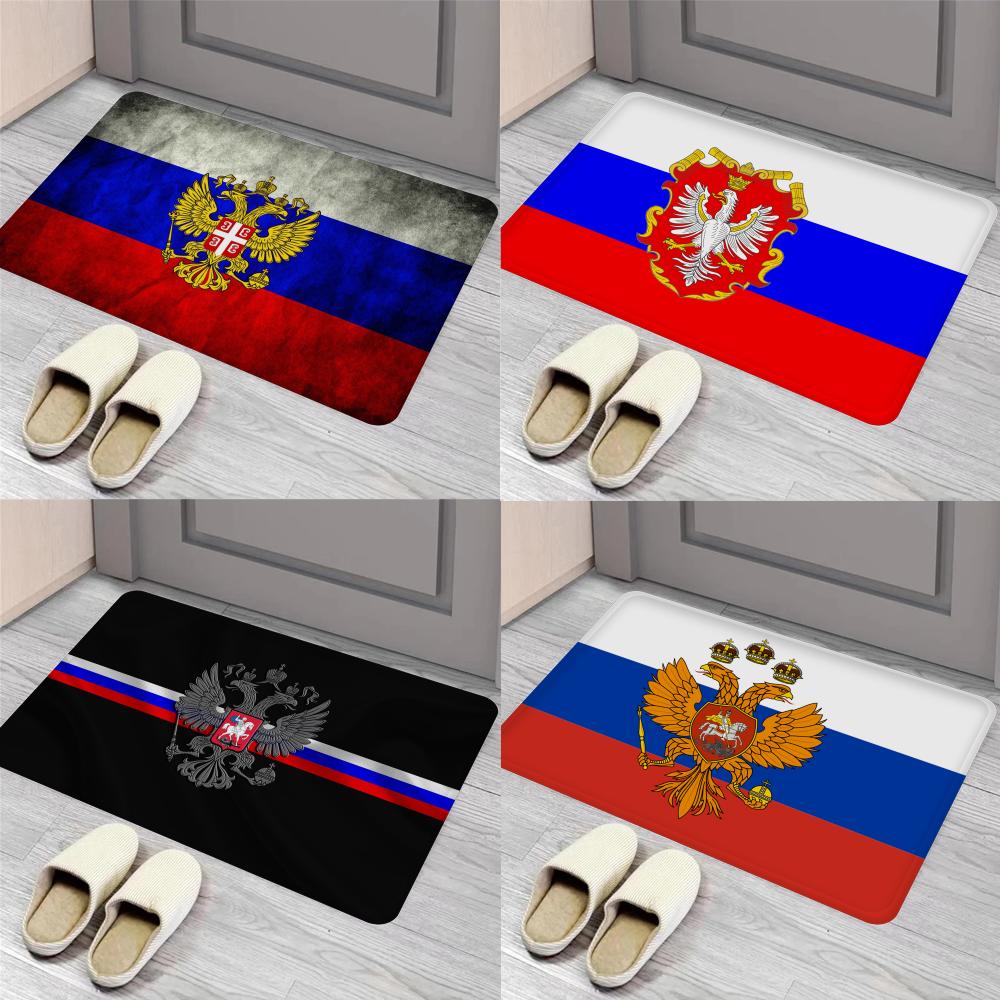 Russia Flag Floor Mat Entrance Door Mat Nordic Style Home Doormat Bathroom-Toilet Mats Bedroom Hotel Decor Mat
