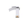 Waterfall faucet for washbasins, sinks, hot and cold water mixing, and bathroom faucets.