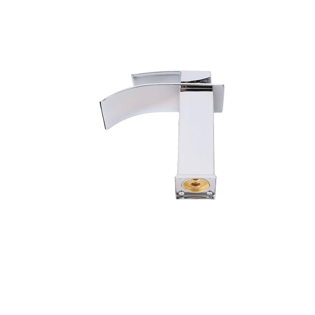 Waterfall faucet for washbasins, sinks, hot and cold water mixing, and bathroom faucets.