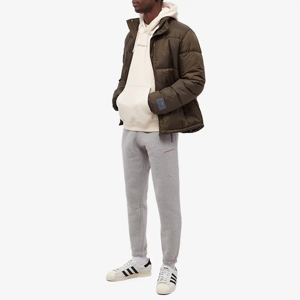 Adidas Originals Trefoil Logo Print Hoodie Men Tops Off-White HM2654