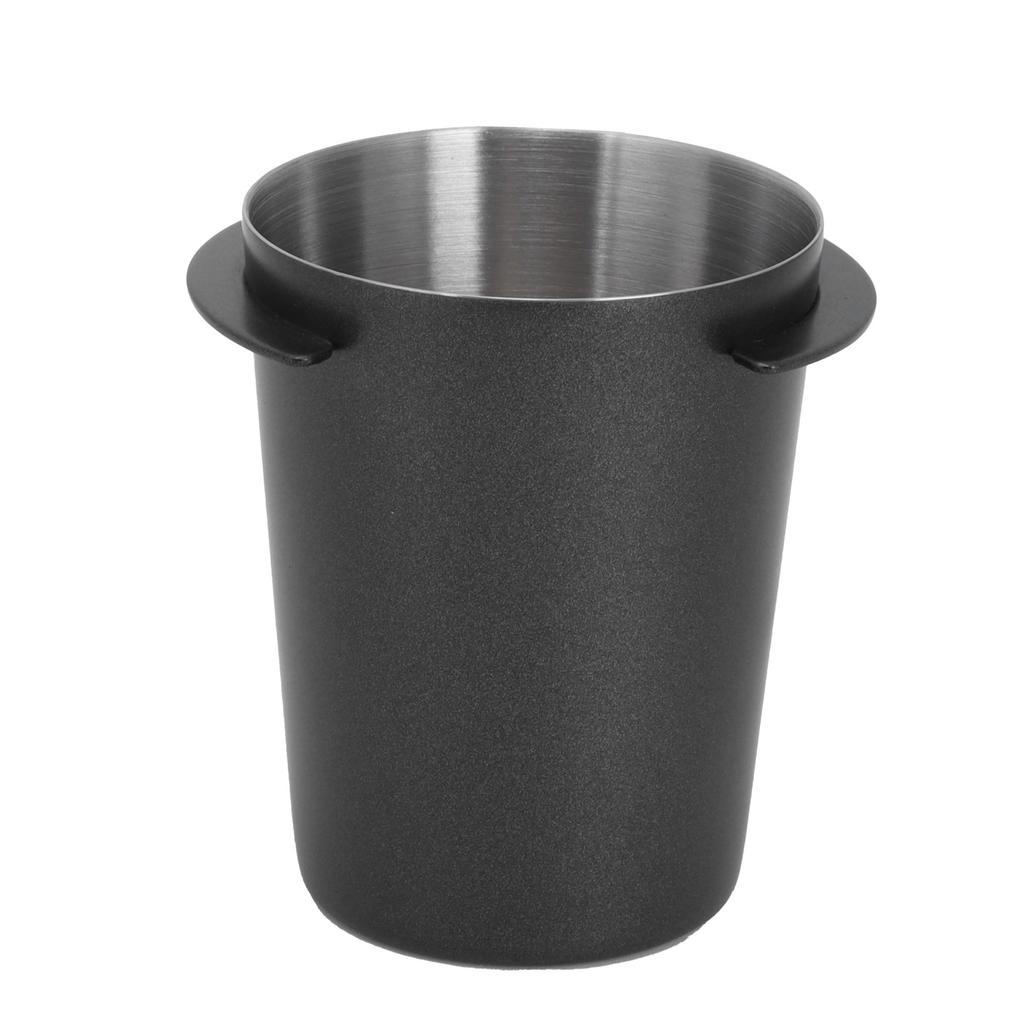 58mm Coffee Dosing Cup Stainless Steel Coffee Machine Handle Dosing Tool AccessoryBlack