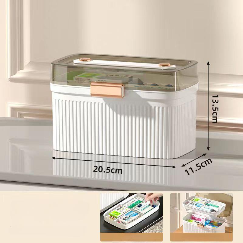 Medicine Chest First Aid Kit Storage Box Portable Medicine Storage Box Family Emergency Kit Boxes With Handle Large Capacity