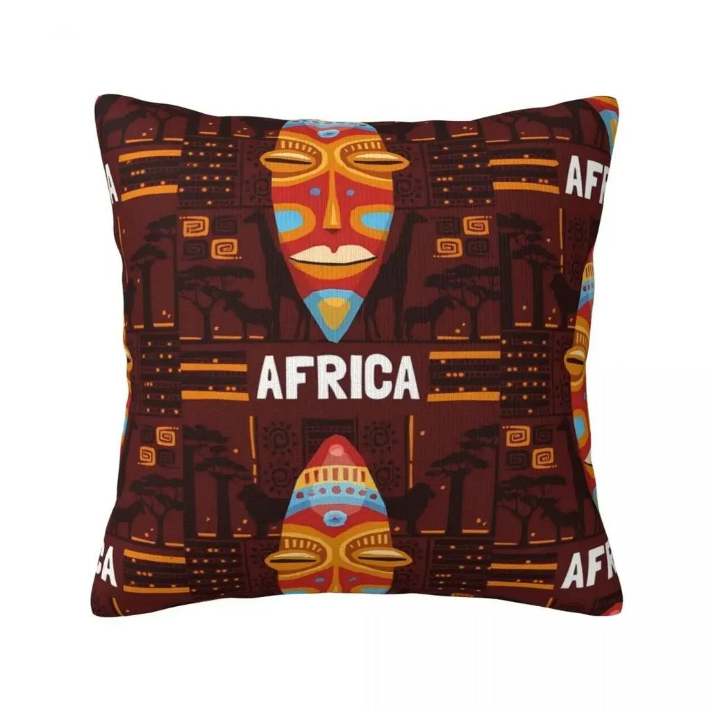 Spring Square Vintage Print Bed Zipper Cover Pillowcase