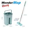 WONDERMOP Professional Floor Mop Set, Microfiber Mop, 2-chamber System, Bucket