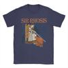 T-shirt Grafica Unisex Sir Rhosis Cavaliere Ubriaco Medievale Divertente Meme Magliette in Cotone Manica Corta Girocollo Novità