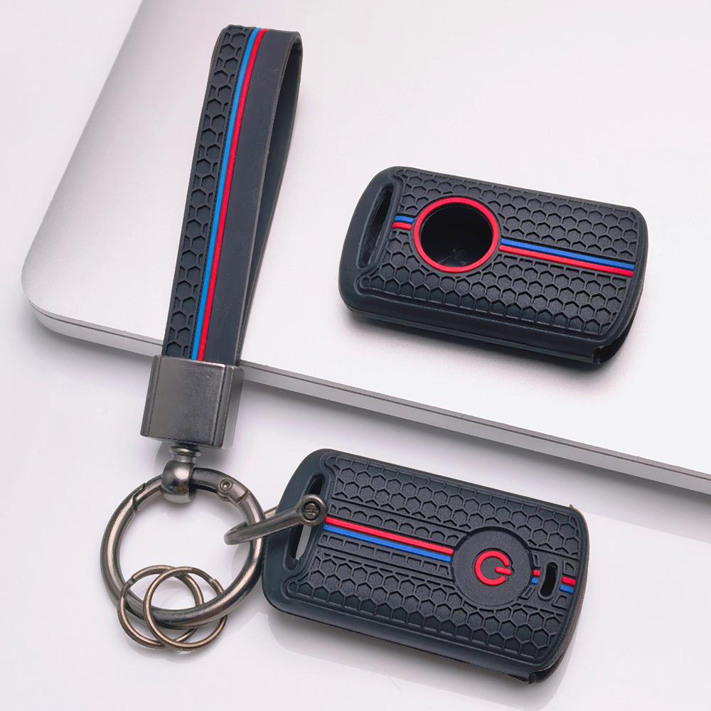 Moto Key Cover for Honda Fit PCX Forza SH150 SH300 XADV Vario Scoopy Yamaha Nmax Xmax Aerox Filano Lexi Fazzio Freego TMAX with Keychain Key Fob Case