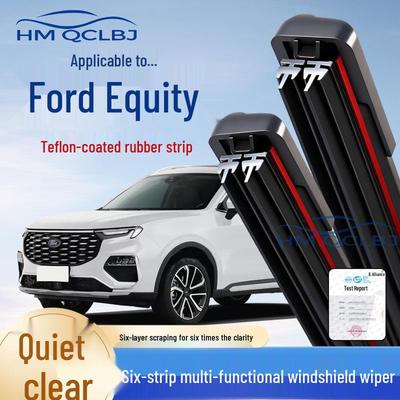 Universal Frameless Wiper Blade for Ford Mondeo: Multi-functional, Double Bar, 6-layer Design
