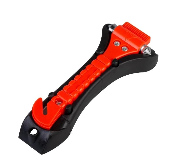 

Car Emergency Safety Hammer Life Saving Escape Emergency Hammer Seat Belt Cutter Window Glass Breaker Car Rescue Red Hammer красный