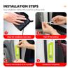 HGWE4 Car Wheel Eyebrow Stickers Reflective Protective Stickers Night Anti-collision Strip For Skoda S Kodiaq Octavia 2 3 Yeti Karoq