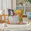 Anime RRaze Chainsaw Sexy Pillow Case Silky Elegant Comfort Sofa Bed Invisible Zipper