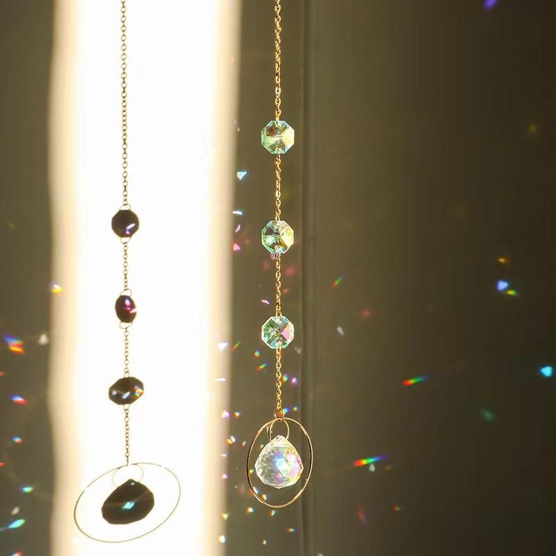 

1 шт. Подвеска-ловец солнца из кристалла, создатель радуги, подходит для патио, сада, окна, дома, украшения для вечеринки, свадьбы