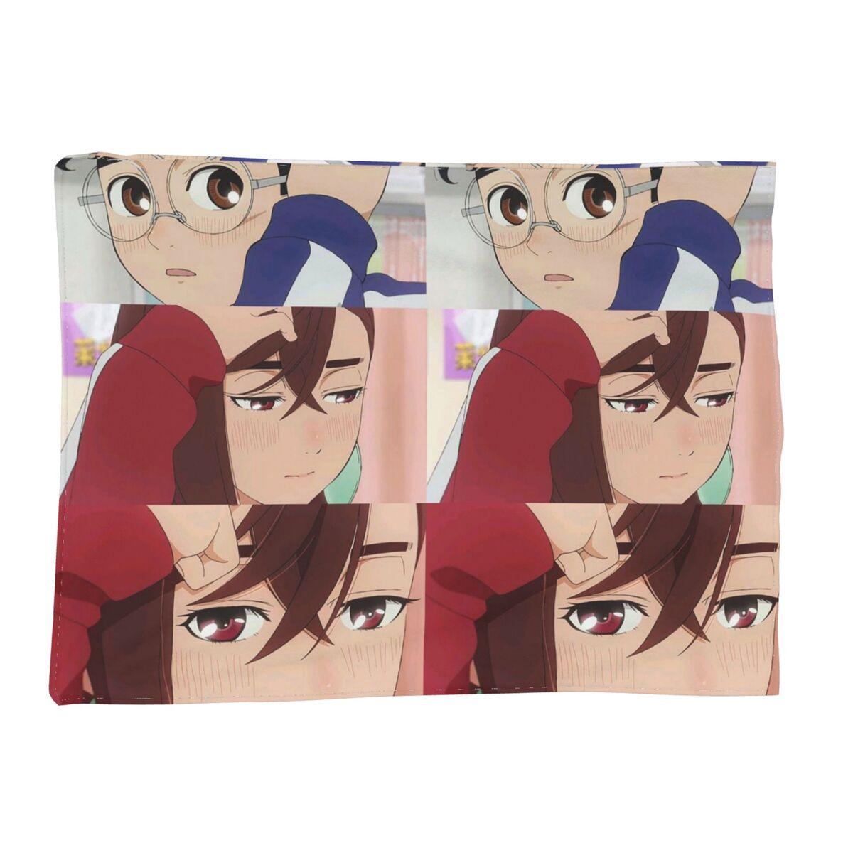 

Dandadan Anime Eyes W Kaji Manga Blankets Soft Warm Flannel Throw Blanket Cover for Bed Living room Picnic Travel Home Couch 80x120cm