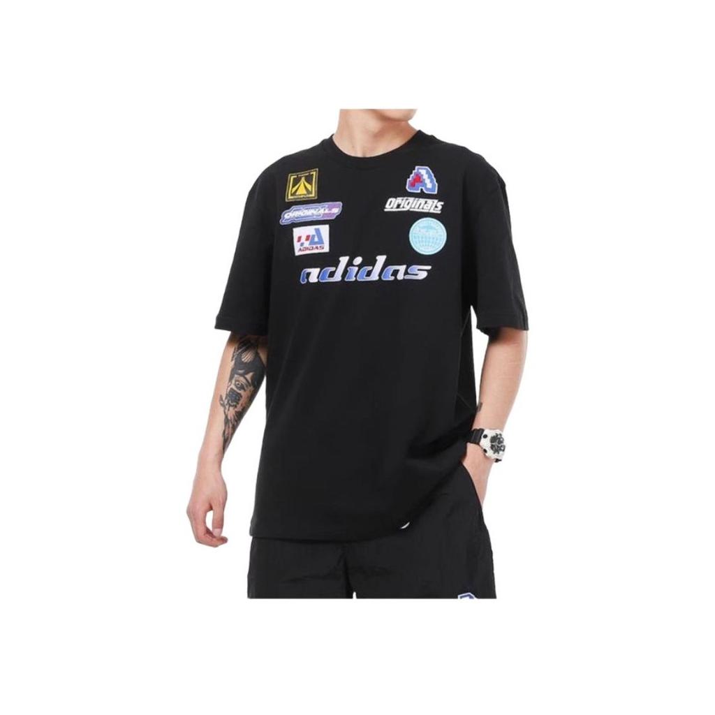 Adidas Originals Tgp Ss Tee 2 Motocross Print Sports Short Sleeve Men Tops Black HA4743