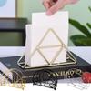 Metal Napkin Holder Convenient Paper Stand Creative Tissue Dispenser Home Decor