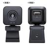 Sanwa Supply Wireless USB A Webcam, Wide-Angle Type, Connector, CMS-V69BK