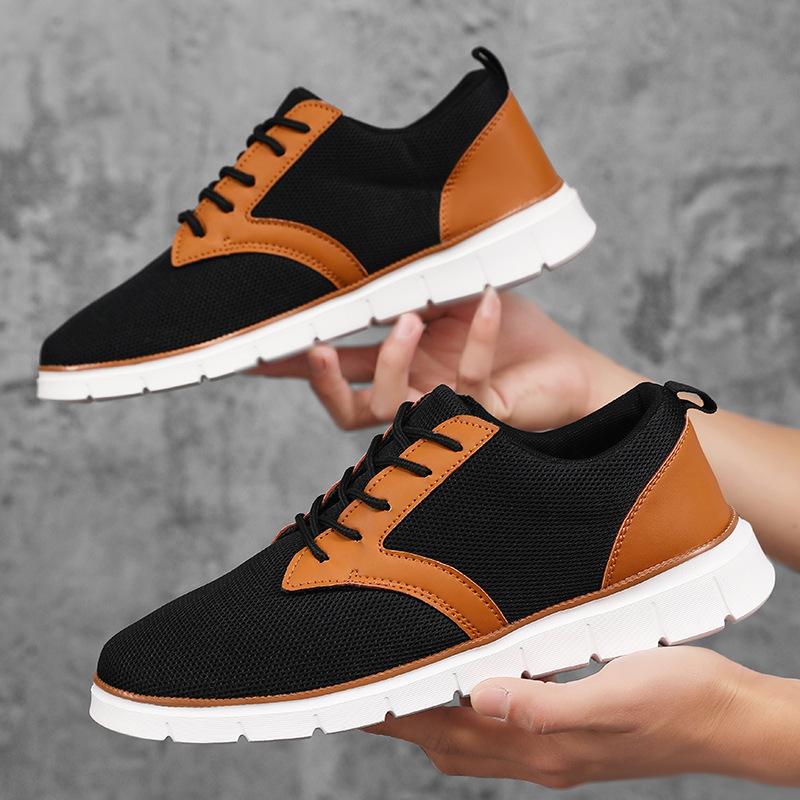 

Large size men s casual shoes sports men s shoes men s foreign trade large size running loafers sneakers 39 чёрный