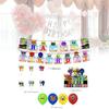 Festive Incredibox Sprunki Birthday Party Decoration Set With Colorful Balloons And Banners