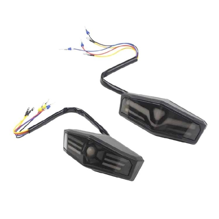 Multifunction Motorcycle LED Tail Light with Turn & License Plate Lamp Motorcycle Accessory Upgrades for Night Riding