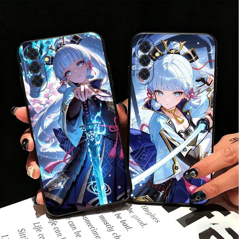 Genshin Impact Kamisato Ayaka Soft Phone Case for Samsung A17 A37 A57 A16 A26 A36 A56 A15 A25 A35 A55 A14 A24 A34 A54 A13 A23 A3