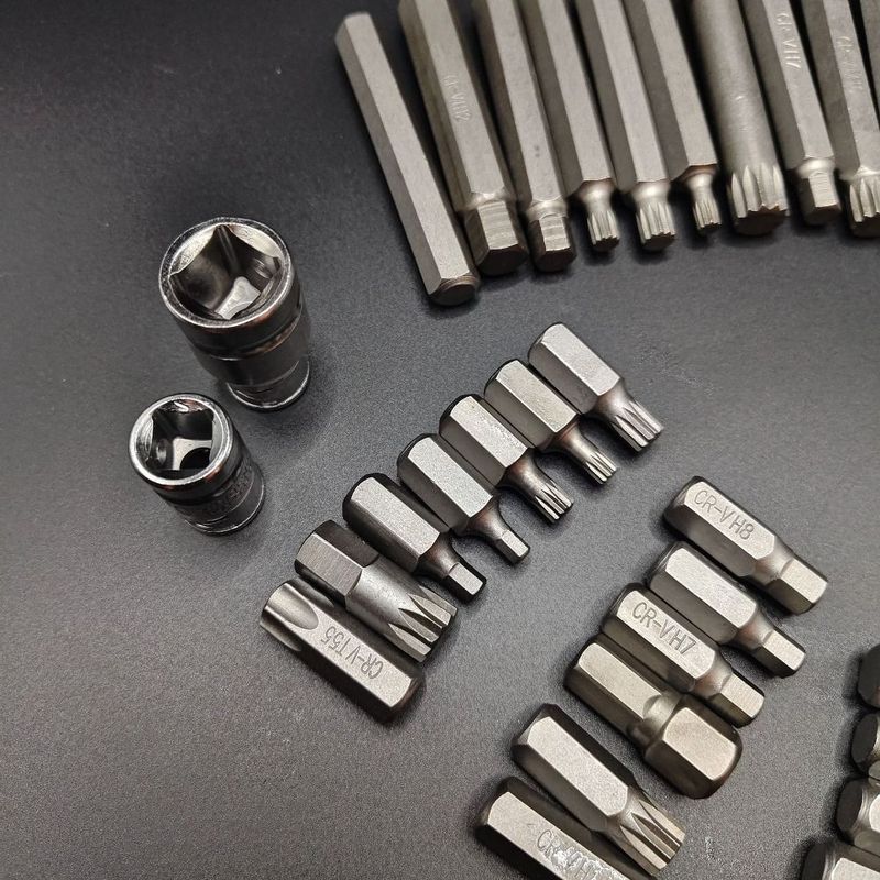 40Pcs 40-Piece Set Hexagonal Wrench Set Extended Screwdriver Combination Tool Socket Bit Kits with Storage Box High Quality
