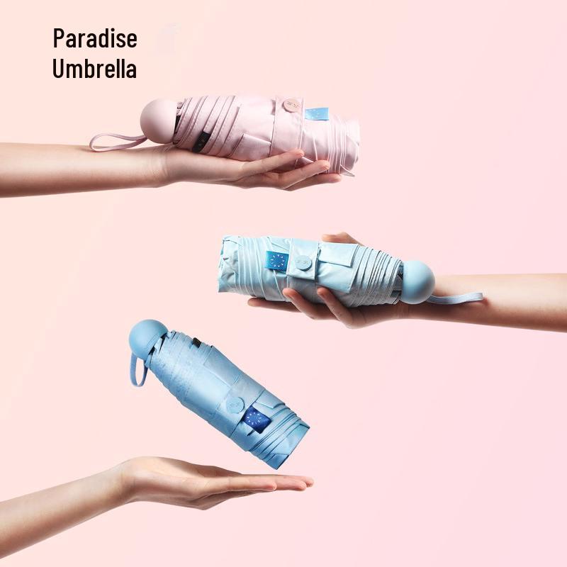 Heaven Umbrella 53059E Compact UV Protection Capsule Umbrella