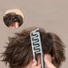 Peigne à Cheveux Fluffy Zigzag, Peigne de Coiffage Professionnel pour Salons pour des Coiffures à Volume Instantané