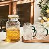 Shangqi Begonienblume Glas Kaltwasserkrug Set