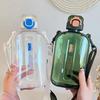 Large Capacity Sport Water Bottle Flat Square Outdoor Drinking Bottle Travel Cup Kettle  Camping