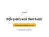 2025 Autumn/Winter Women's Woolen Curved Blade Wide-Leg Pants, Plus Velvet, Thick, Comfortable, Skin-Friendly, Casual Banana Pants
