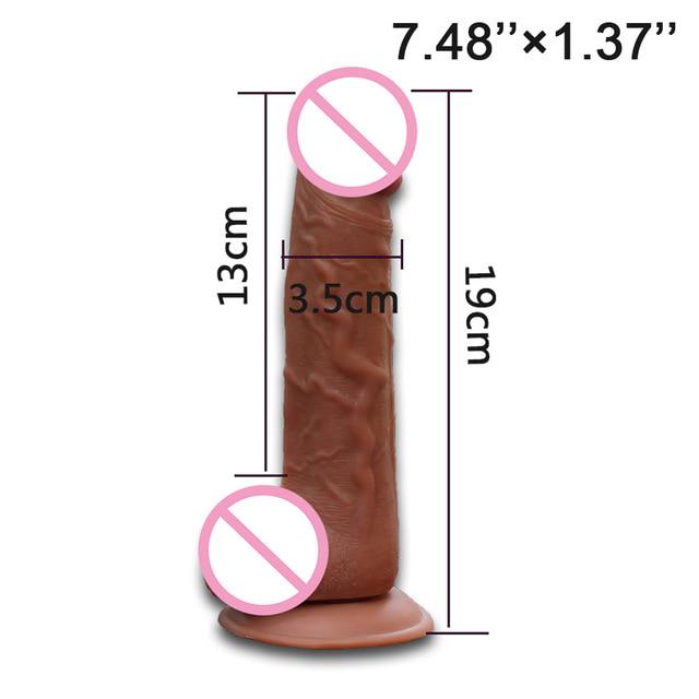 Realistic Dildo for Women Products for adults Penis On Sucker Realistic Soft Penis Adult Sex Toy