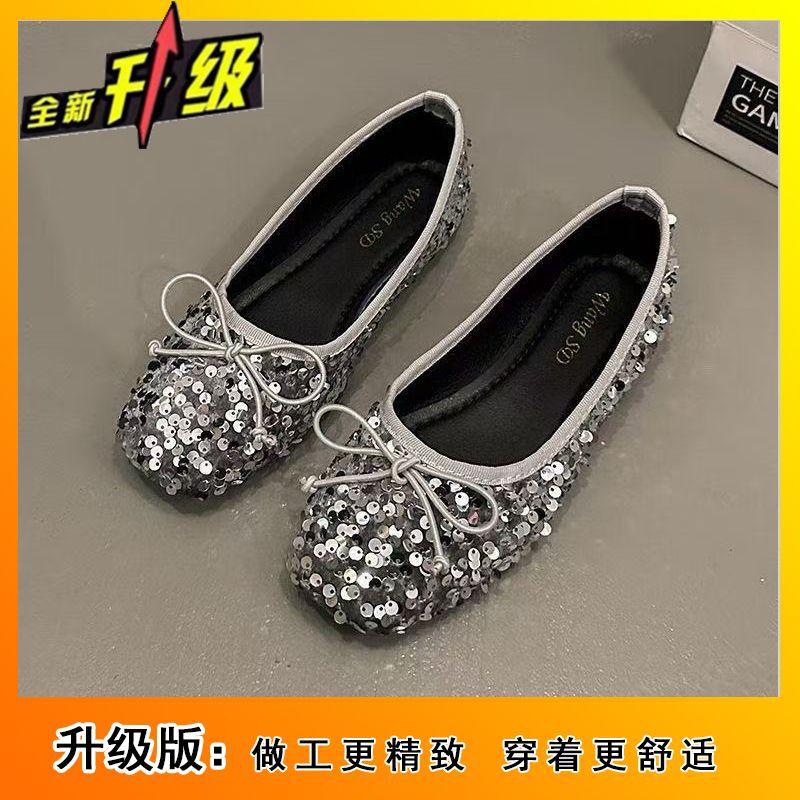 2025 spring and summer Internet celebrities explode high-value flat shoes women are not tired of versatile and comfortable fairy style shoes