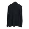 KUON wool Long sleeve High neck Cut S black Shoulder patch pullover Men's Used