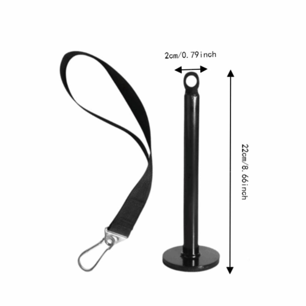 2pcs Carabiner Clip Weight Plate Loading Pin Steel Loading Pin Weight Plate Forearm Exercise 220mm High*2.0cm