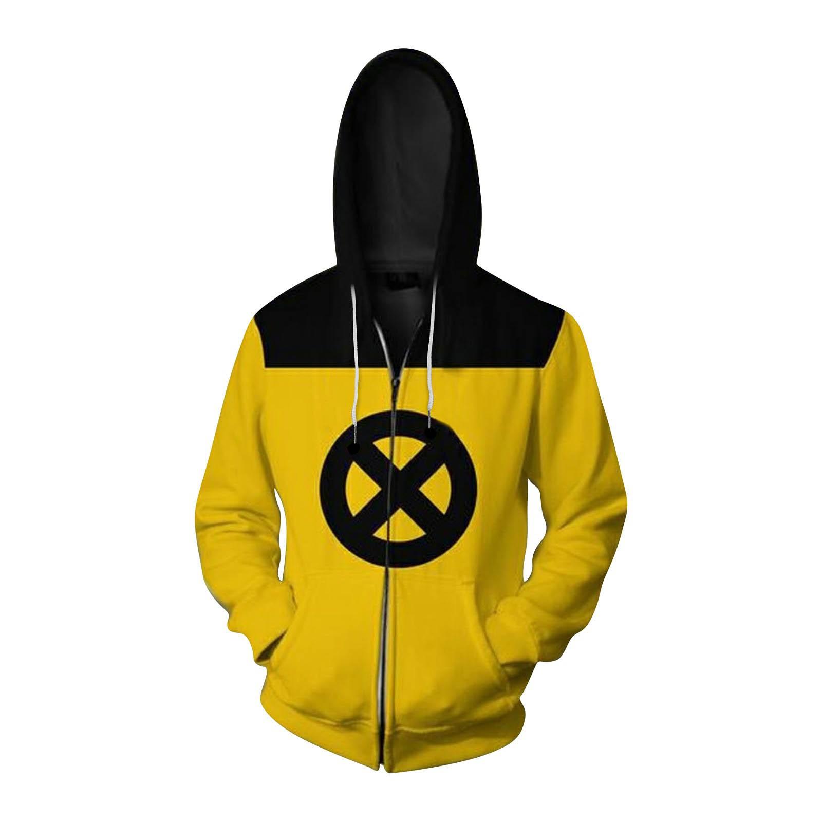 

Толстовка на молнии для взрослых Одежда для ролевых игр Одежда для выступлений на сцене Спортивная одежда для фитнеса XXL жёлтый