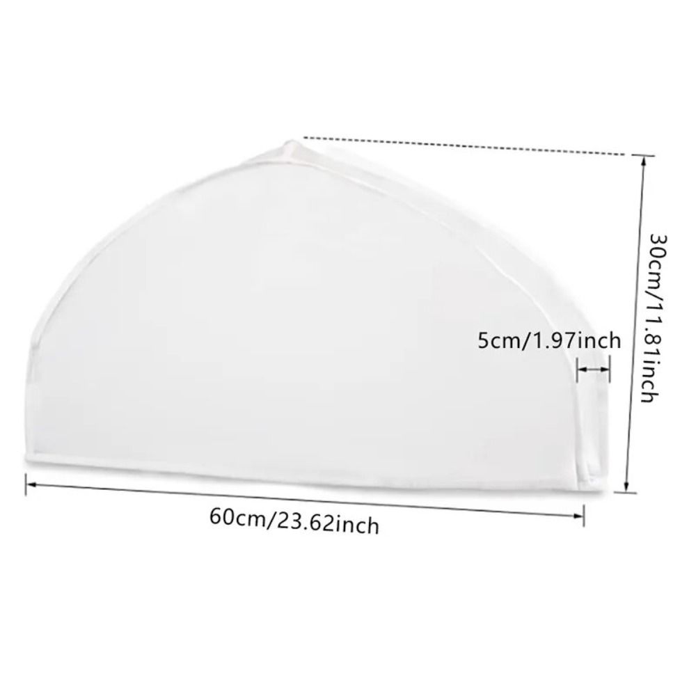 5 Pcs Transparent Clothes Hanging Dust Cover Moistureproof Garment Protector Shoulder Dustproof