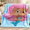 Bubble Guppies blanket Flannel Blanket Soft Cozy Plush Throw for Sofa Bed Lightweight Home Decoration Outdoor camping